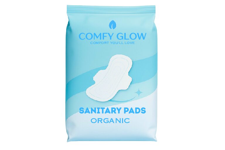 EcoGlow Organic Cotton Sanitary Pads – Natural Protection for Sensitive Skin